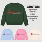 Custom Jacquard Knitted Letter Sweater - Image 5