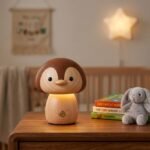 Solid Wood Penguin LED Night Light - Custom Logo Promo Gift