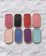 Custom Logo PU Leather Compact Mirror Gold Metal Promo - Image 5