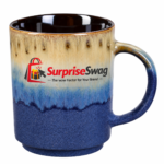 Custom Logo 16oz Apache Reactive Glaze Mug Promo Gift