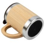 Eco Style 300ml Bamboo Stainless Steel Promo Mug - Image 2