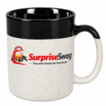 Custom Logo 13oz Speckled Two-Tone Ceramic Mug Promo - Image 2