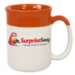 Custom Logo 13oz Speckled Two-Tone Ceramic Mug Promo - Image 3