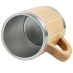 Eco Style 300ml Bamboo Stainless Steel Promo Mug - Image 4