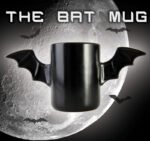 Custom Logo Black Bat Wing Ceramic Mug Halloween Promo - Image 5