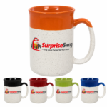 Custom Logo 13oz Speckled Two-Tone Ceramic Mug Promo - Image 6