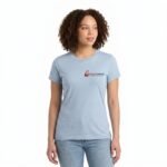 Cloud Soft Slim Crew Tee With Custom Logo - Image 3