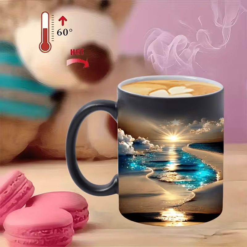 Mug (2) Custom Logo Color-Changing 11oz Mug Promo Gift - Image 1