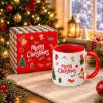 Custom Logo Christmas 11/15oz Ceramic Sublimation Mug - Image 2
