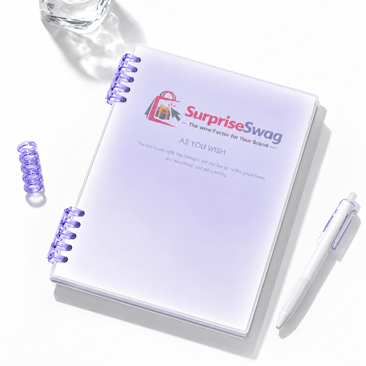 NOTEBOOK 1 Custom Logo Ultra-Thick Loose-Leaf Notebook Student Gift - Image 1