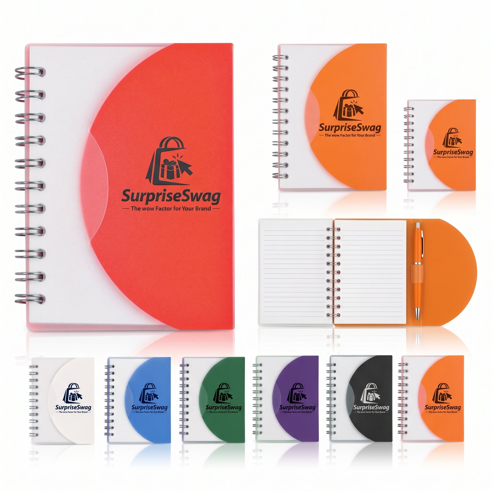 NOTEBOOK 1 Custom Logo Mini Spiral Notebook Promotional Pocket Gift - Image 1