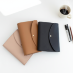 Custom Logo A5 PU Leather Business Portfolio Organizer Gift - Image 16