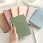 Custom Logo A6 Soft PU Leather Pocket Notebook Promo Gift - Image 2
