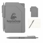 Custom Logo Pinnacle PU Jotter with Pen Promotional Gift - Image 2