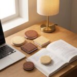Custom Logo Chocolate Scented Biscuit Notepad Gift Pocket - Image 3