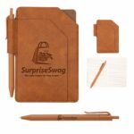Custom Logo Pinnacle PU Jotter with Pen Promotional Gift - Image 3
