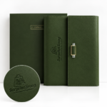 Custom Logo A5 PU Leather Notebook & Pen Set Business Gift - Image 4