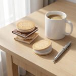 Custom Logo Chocolate Scented Biscuit Notepad Gift Pocket - Image 5