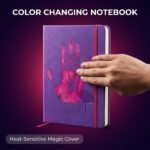A5 Color-Changing PU Leather Notebook with Custom Logo Print - Image 6
