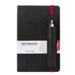 Custom Logo A5 Hardcover PU Leather Planner with Pen Holder - Image 2