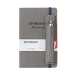 Custom Logo A5 Hardcover PU Leather Planner with Pen Holder - Image 4