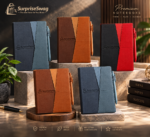 Custom Logo A5 Hardcover PU Leather Business Planner Diary - Image 6