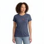 Cloud Soft Slim Crew Tee With Custom Logo - Image 4
