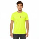 Fade to Plum: Men's Abstract Core Tee With Custom Logo - Image 5