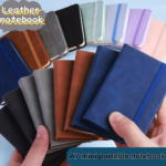 A7 Hardcover Leather Mini Notebook with Custom Logo & Thick - Image 2