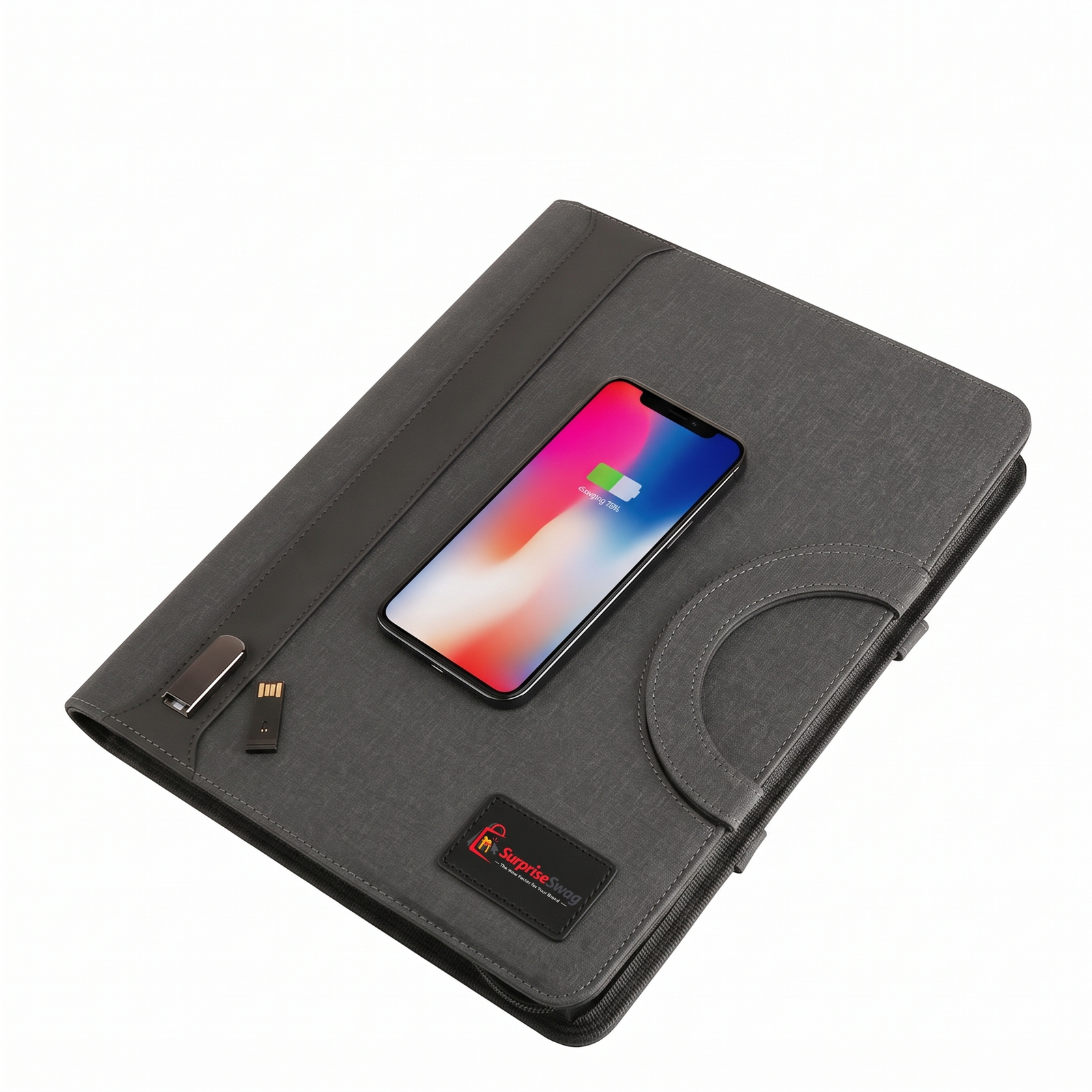 Notebook (1) Multifunction Notebook with LED Light, USB Drive & Wireless - Image 1