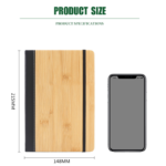 Custom PU Leather A5 Strap Notebook - Image 3