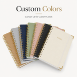 Custom A4 Bamboo Loose-Leaf Notebook with PVC Cover & Pen - Image 6