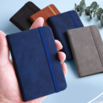 A7 Hardcover Leather Mini Notebook with Custom Logo & Thick - Image 4