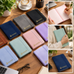 A7 Hardcover Leather Mini Notebook with Custom Logo & Thick - Image 3