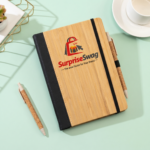 Custom PU Leather A5 Strap Notebook - Image 2
