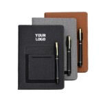 Customizable A5 PU Leather Hardcover Notebook - Image 2
