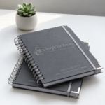 Custom Logo Hardcover Spiral Budget Planner Journal Gift - Image 3