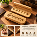 Customized Wood Ballpoint Pen Gift Set With Box - Image 2