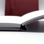 Custom PU Leather Hardcover Pocket Agenda Planner with Pen - Image 3