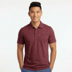Men's Classic Short-Sleeve Polo Shirt Premium Fit - Image 2