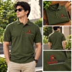 Men’s Custom Polyester Short-Sleeve Polo Shirt with Logo - Image 5