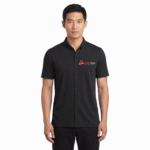 Men’s Premium Short-Sleeve Button-Up Polo Shirt - Image 5