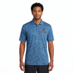 Men's Textured Performance Polo Shirt Short Sleeve - Image 3