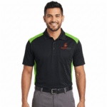 Men’s High-Visibility Two-Tone Polo Shirt  Short Sleeve - Image 3