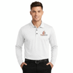 Men's Long-Sleeve Performance Polo Shirt Classic Fit - Image 5