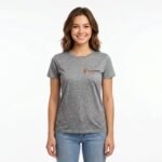 Fitted Basic Tee for Women With Customizable Logo - Image 3