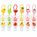 Custom Logo Fruit Scented 1oz Keychain Hand Sanitizer Gift