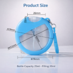 Custom Logo 20ml Hand Sanitizer Spray Keychain Private Label - Image 3