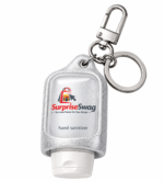 Custom Logo Glitter Silicone Keychain Sleeve Holder Bottle - Image 4