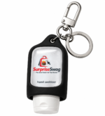 Custom Logo Glitter Silicone Keychain Sleeve Holder Bottle - Image 6